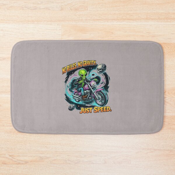 Item preview, Alien Biker No Rules No Gravity Just Speed-54 designed and sold by RikeMarroquin.