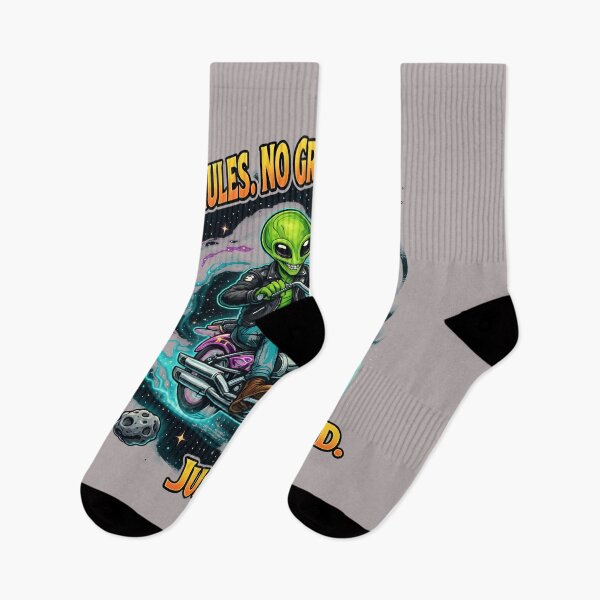 Item preview, Alien Biker No Rules No Gravity Just Speed-54 designed and sold by RikeMarroquin.