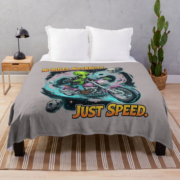 Item preview, Alien Biker No Rules No Gravity Just Speed-54 designed and sold by RikeMarroquin.
