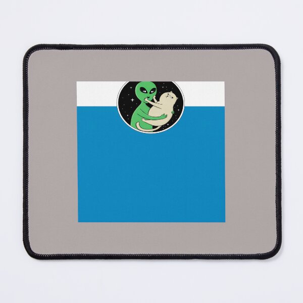 Item preview, Alien Hugging Grumpy Cat Space Design Sticker-71 designed and sold by RikeMarroquin.