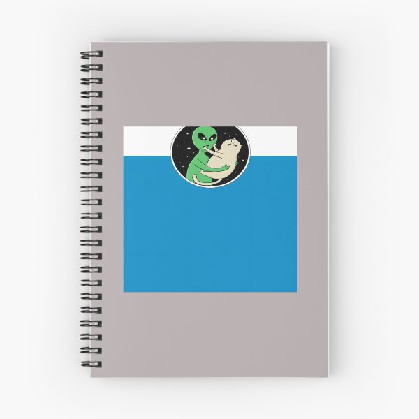 Item preview, Alien Hugging Grumpy Cat Space Design Sticker-71 designed and sold by RikeMarroquin.