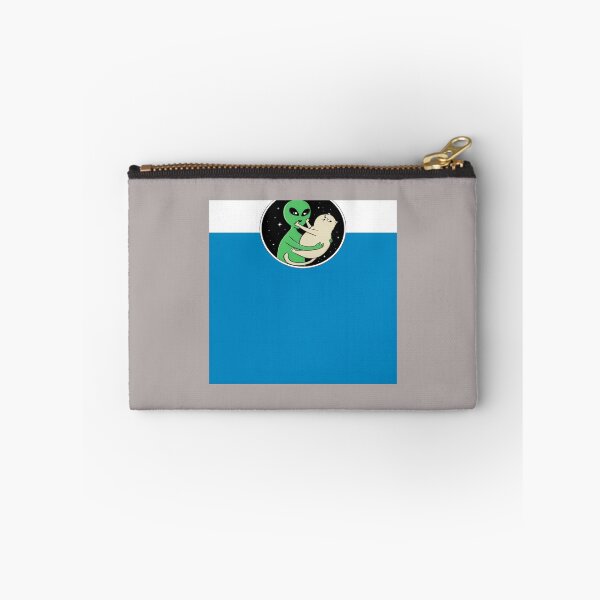 Item preview, Alien Hugging Grumpy Cat Space Design Sticker-71 designed and sold by RikeMarroquin.