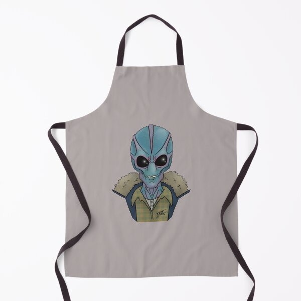 Item preview, Alien In Flannel And Jacket Portrait-77 designed and sold by RikeMarroquin.