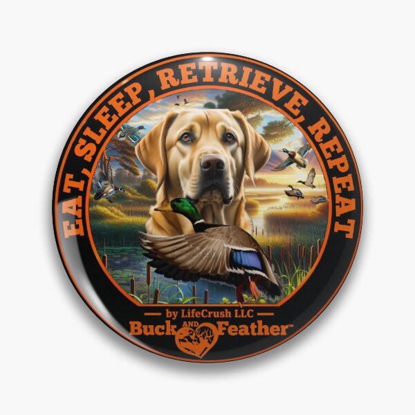 Item preview, Yellow Labrador and Mallard Duck Hunting designed and sold by LifeCrush.