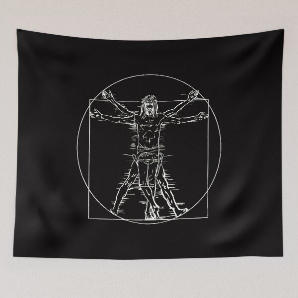 Item preview, Jesus Vitruvian Man Chalkboard  designed and sold by Lagoart.