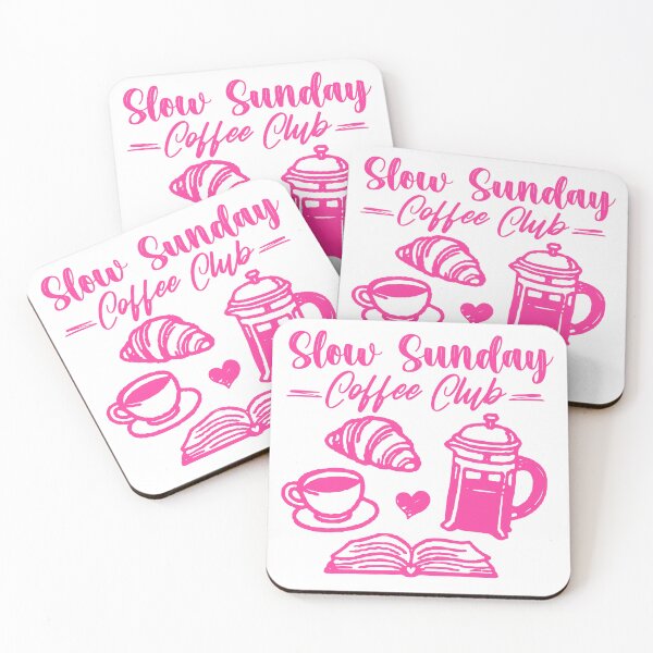Item preview, Slow Sunday Coffee Club designed and sold by Booki3Official.