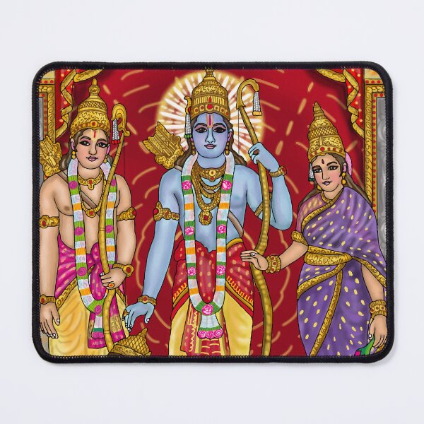Item preview, Lord Rama Court Digital Drawing | Ram Darbar Hindu Deity Artwork designed and sold by Harshit_Digital_Arts.