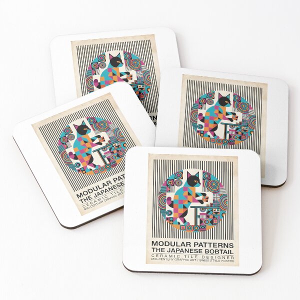Item preview, Japanese Bobtail Tile Artist designed and sold by PictoVibe.