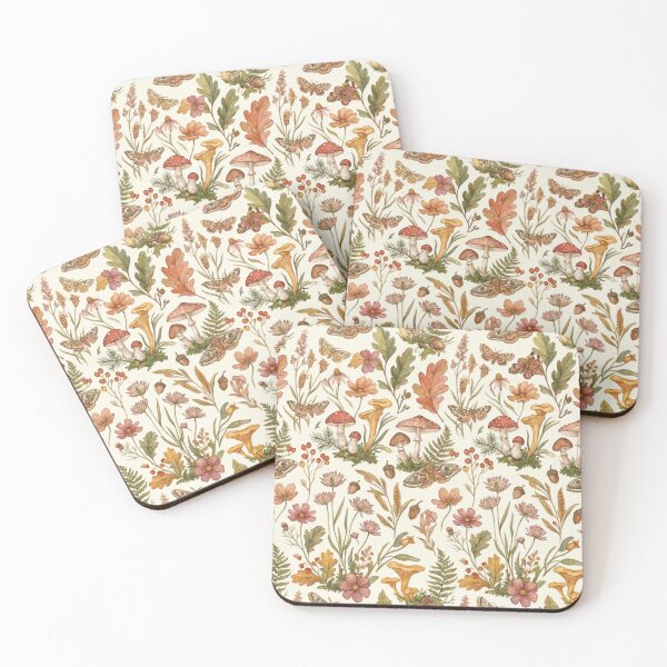 Item preview, Cottagecore Autumn Flora Mushrooms Spiral Notebook designed and sold by So Golden Shop.