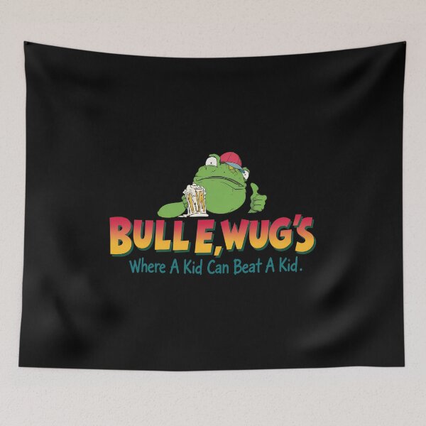 Item preview, Bull E. Wug's Funny Frog Thumbs Up Drink Retro Art designed and sold by Bloowardi.