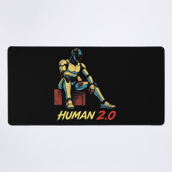 Item preview, Human 2.0 – Futuristic Humanoid Robot Cyberpunk Anime designed and sold by TEEJAMBOREE.