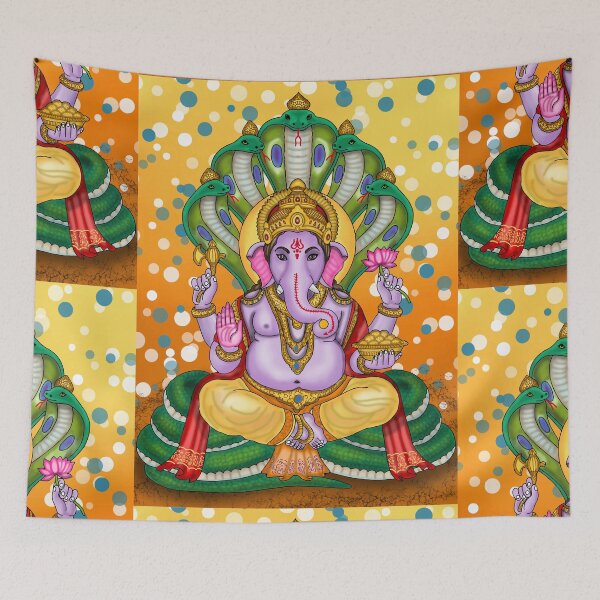 Item preview, Lord Ganesha Digital Drawing | Hindu Elephant God Spiritual Artwork designed and sold by Harshit_Digital_Arts.