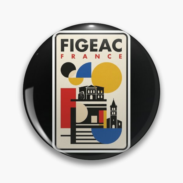 Item preview, Retro Figeac Bauhaus Geometric Skyline designed and sold by k3rstman1.