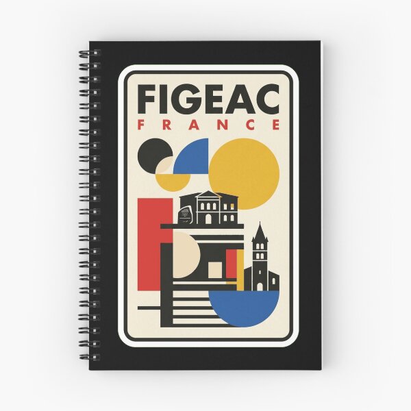 Item preview, Retro Figeac Bauhaus Geometric Skyline designed and sold by k3rstman1.