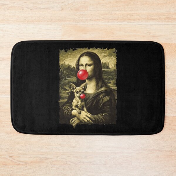 Item preview, Mona Lisa With Bubble Gum And Chihuahua designed and sold by lightylegal.
