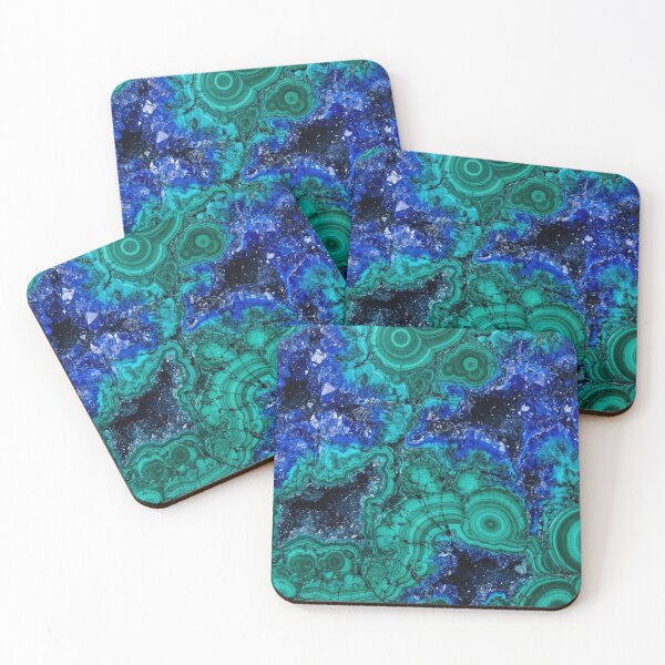 Item preview, Blue Green Malachite Stone Pattern designed and sold by SassyArtistry.