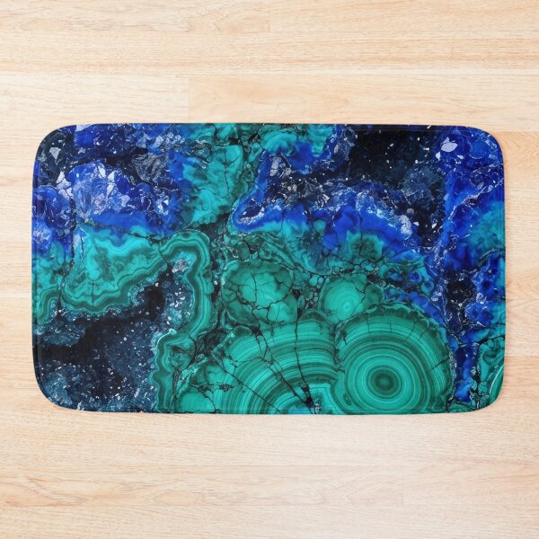 Item preview, Blue Green Malachite Stone Pattern designed and sold by SassyArtistry.
