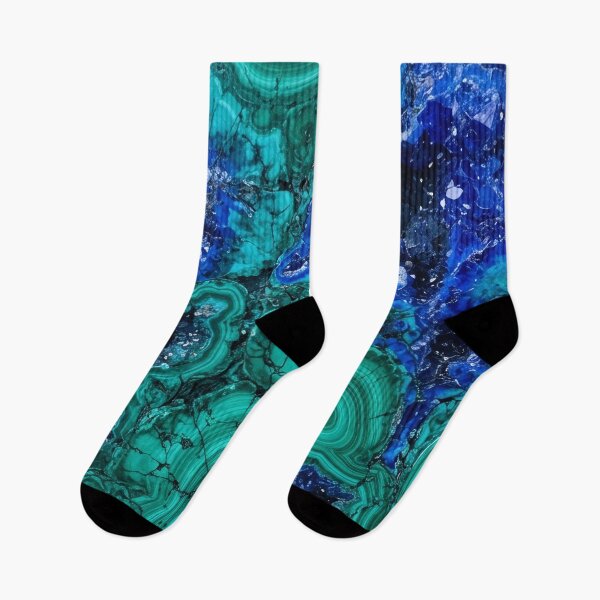 Item preview, Blue Green Malachite Stone Pattern designed and sold by SassyArtistry.