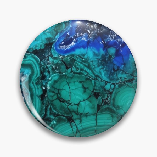 Item preview, Blue Green Malachite Stone Pattern designed and sold by SassyArtistry.