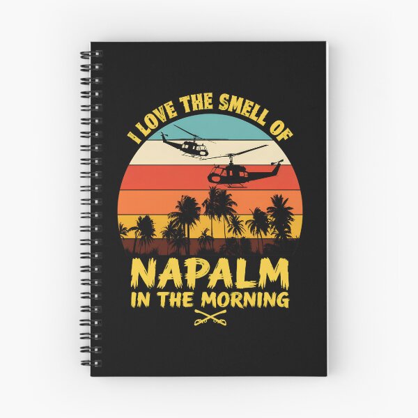Item preview, Retro Sunset Helicopters Napalm Morning Quote designed and sold by Bloowardi.