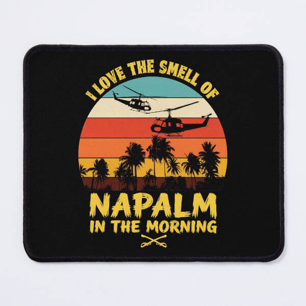 Item preview, Retro Sunset Helicopters Napalm Morning Quote designed and sold by Bloowardi.