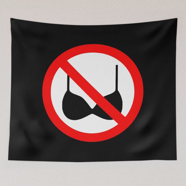 Item preview, No Bra – Funny Anti Bra Design designed and sold by destelloacido.