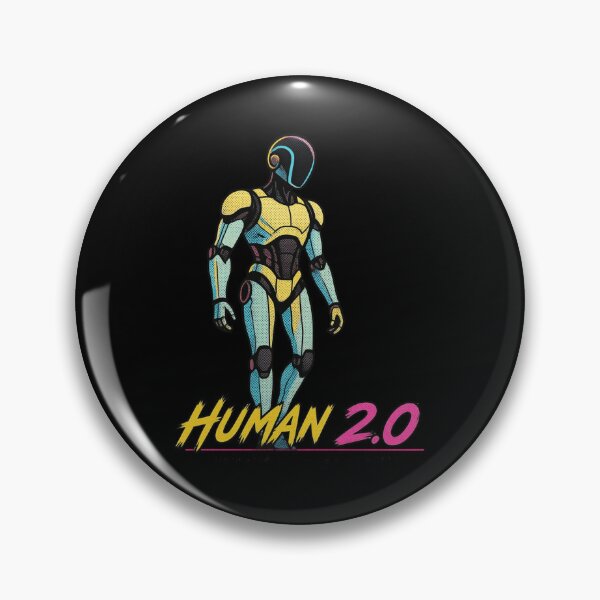 Item preview, Human 2.0 – Futuristic Humanoid Robot Cyberpunk Anime designed and sold by TEEJAMBOREE.