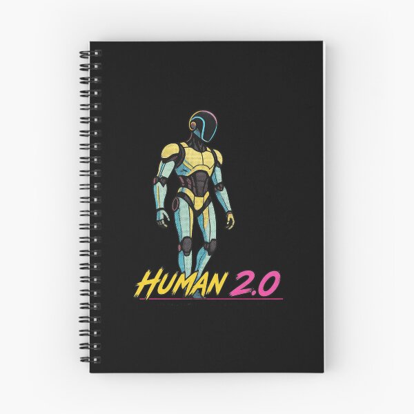 Item preview, Human 2.0 – Futuristic Humanoid Robot Cyberpunk Anime designed and sold by TEEJAMBOREE.