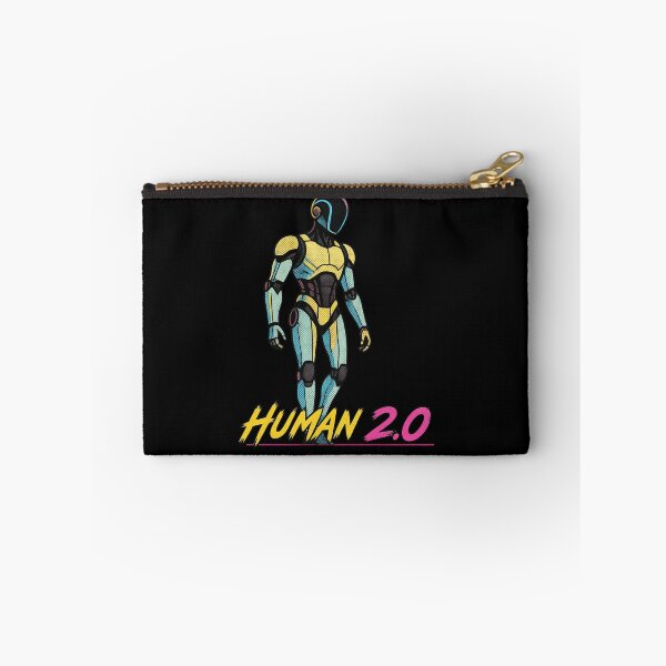 Item preview, Human 2.0 – Futuristic Humanoid Robot Cyberpunk Anime designed and sold by TEEJAMBOREE.