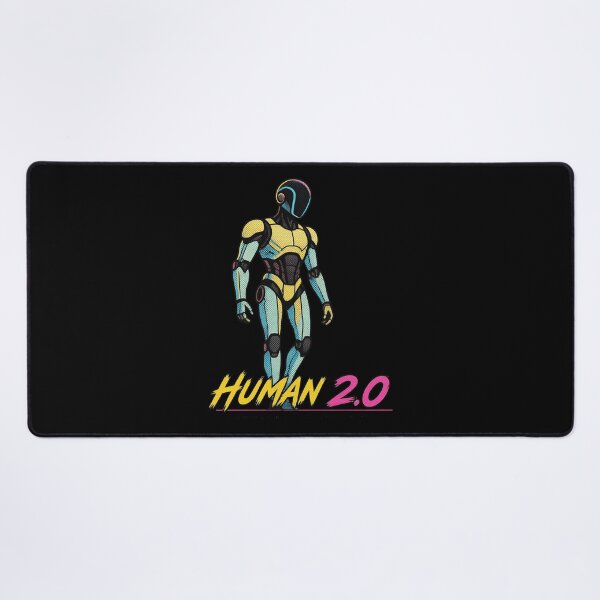 Item preview, Human 2.0 – Futuristic Humanoid Robot Cyberpunk Anime designed and sold by TEEJAMBOREE.