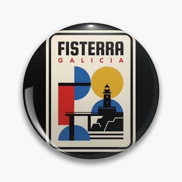 Item preview, Retro Fisterra Bauhaus Geometric Skyline designed and sold by k3rstman1.