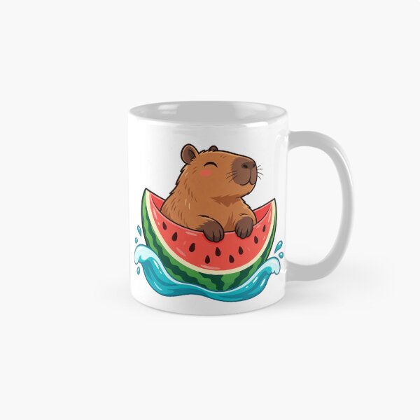 Item preview, Capybara Riding A Watermelon Boat designed and sold by S06PMarketing.
