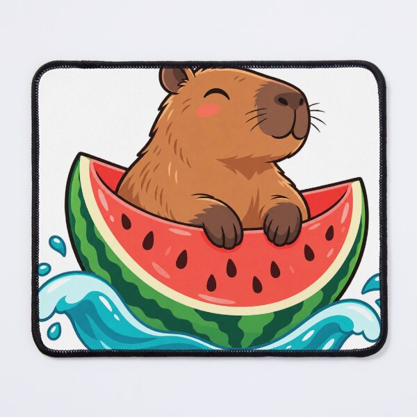 Item preview, Capybara Riding A Watermelon Boat designed and sold by S06PMarketing.
