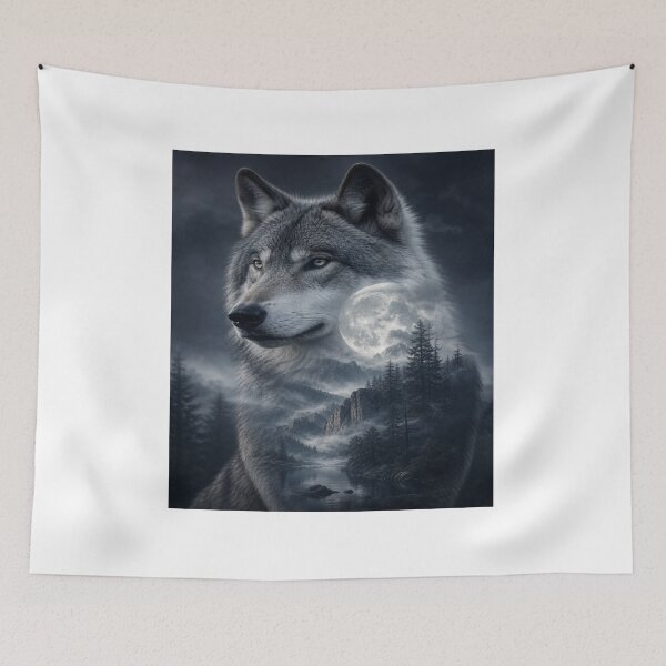 Item preview, Gray Wolf designed and sold by Artnovalty.redbubble.com.