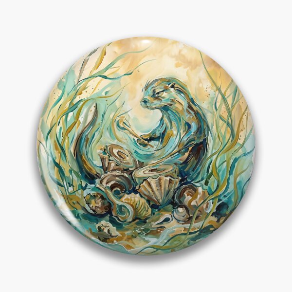 Item preview, River Otter Shell Drummer designed and sold by PictoVibe.