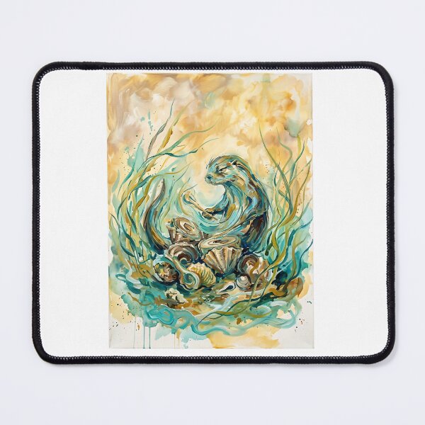 Item preview, River Otter Shell Drummer designed and sold by PictoVibe.