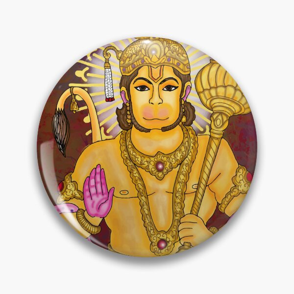 Item preview, Lord Hanuman Digital Drawing | Hindu Deity Spiritual Artwork designed and sold by Harshit_Digital_Arts.