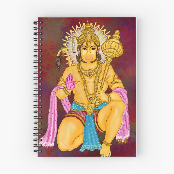 Item preview, Lord Hanuman Digital Drawing | Hindu Deity Spiritual Artwork designed and sold by Harshit_Digital_Arts.