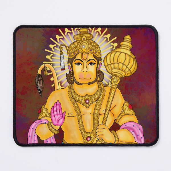 Item preview, Lord Hanuman Digital Drawing | Hindu Deity Spiritual Artwork designed and sold by Harshit_Digital_Arts.