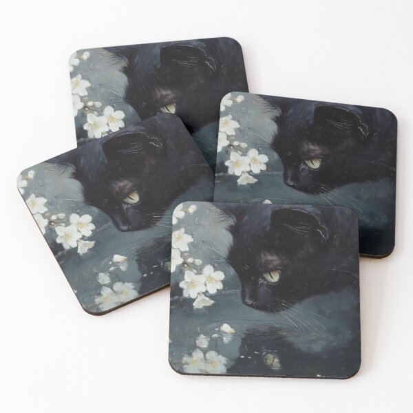 Item preview, Black Cat Reflection designed and sold by PinMarket.