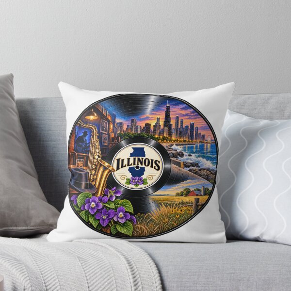 Artikelvorschau, Illinois Vinyl-Schallplatte entworfen und verkauft von Whimspired By Paxx.