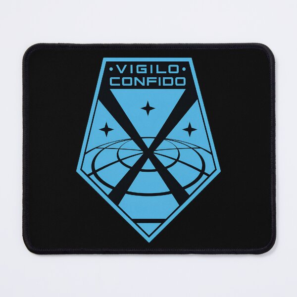 Item preview, Vigilo Confido Latin Quote Emblem designed and sold by Bloowardi.