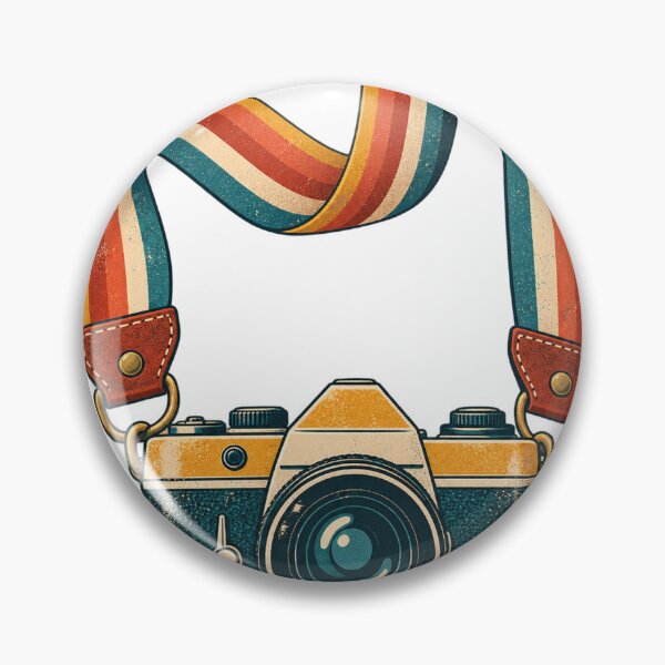 Item preview, Retro Camera With Rainbow Strap designed and sold by S06PMarketing.