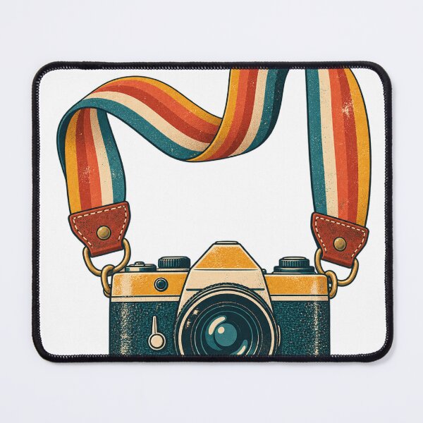 Item preview, Retro Camera With Rainbow Strap designed and sold by S06PMarketing.