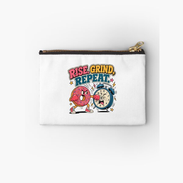 Item preview, Rise Grind Repeat Donut & Alarm Clock Motivational designed and sold by meesara.