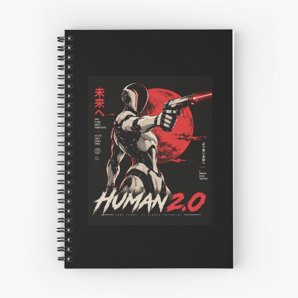 Item preview, Human 2.0 – Futuristic Humanoid Robot Cyberpunk Anime designed and sold by TEEJAMBOREE.