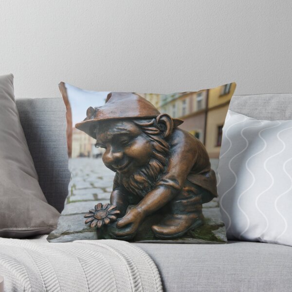 Item preview, Gnome Picking Daisy Art Print – Daisy Lover Gift, Poland Travel Decor designed and sold by Purrfecta.
