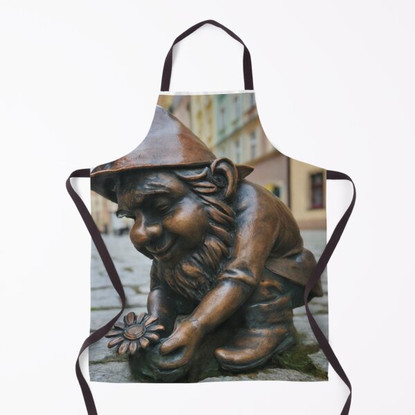 Item preview, Gnome Picking Daisy Art Print – Daisy Lover Gift, Poland Travel Decor designed and sold by Purrfecta.