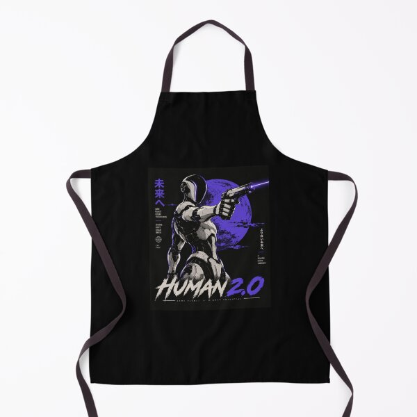Item preview, Human 2.0 – Futuristic Humanoid Robot Cyberpunk Anime designed and sold by TEEJAMBOREE.