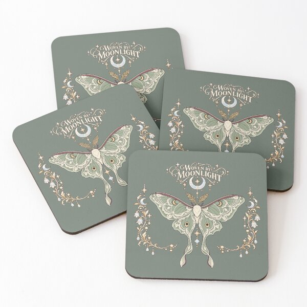 Item preview, Woven by moonlight - Laced luna moth designed and sold by etherElric.